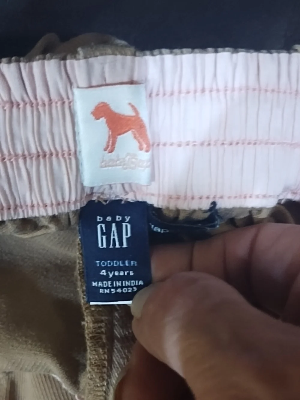 GAP Toddler Khaki Cargo Pants with Utility Pockets